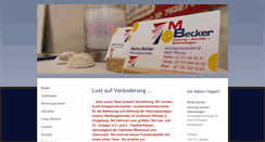 Desktop Screenshot of becker-heizung.de
